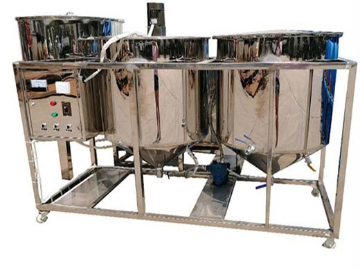 máquina completa del equipo de la refinería de aceite comestible del proyecto llave en mano