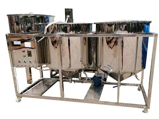 Maquinaria de planta de proceso de refinación de aceite de soja en Perú