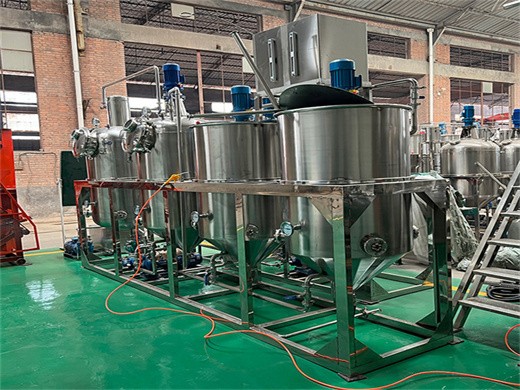 máquinas de refinación de aceite de linaza comestible cruda hecha en china a un precio razonable