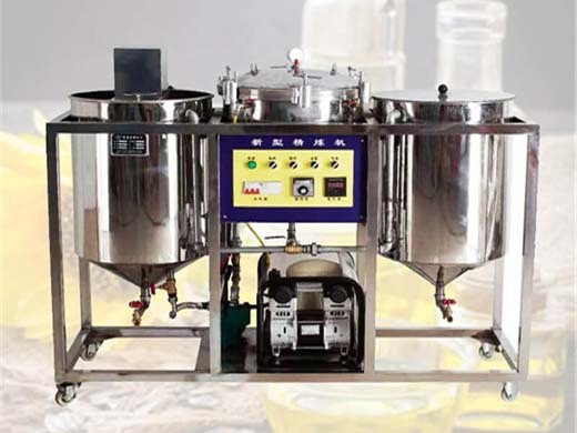 máquinas de procesamiento de aceite con nuez de refinería