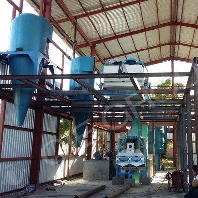 Línea de producción de aceite de salvado de arroz de 30 tpd con acero inoxidable en Ecuador